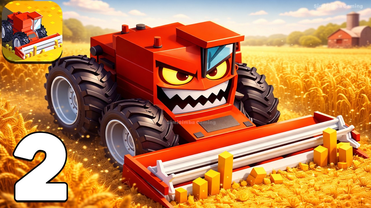 🚜Harvest.io Gameplay Walkthrough Part 2 – Satisfying Farming Action! (Android,iOS)