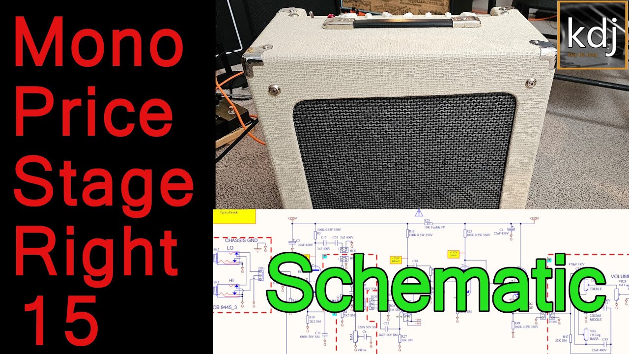 Monoprice Stage Right 15 Watt Tube Amp - Schematic Review & Mods