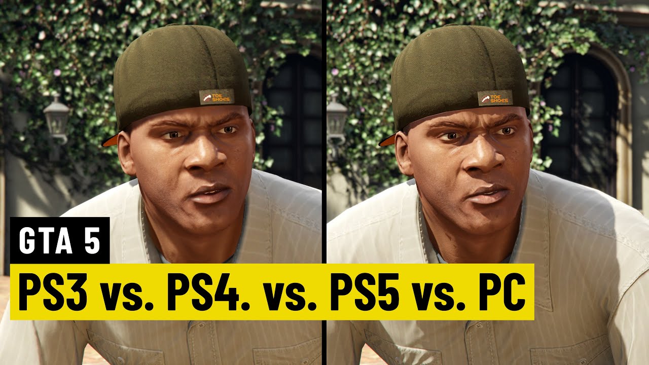 Grand Theft Auto 5 | PS3 vs. PS4 vs. PS5 vs. PC - Technikvergleich