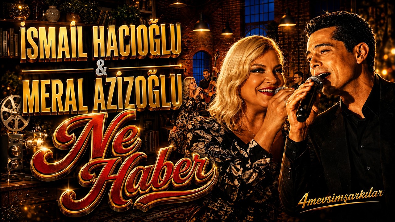 İki dev sanatçı bir sahnede. İsmail Hacıoğlu ve Meral Azizoğlu'ndan tiyatral şarkı keyfi 