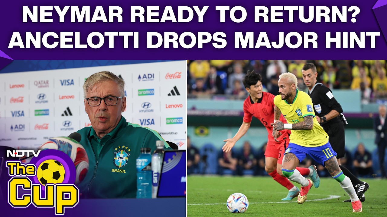 Brazil Vs Scotland: Carlo Ancelotti Hints at Neymar World Cup Return as Brazil Take on Scotland
