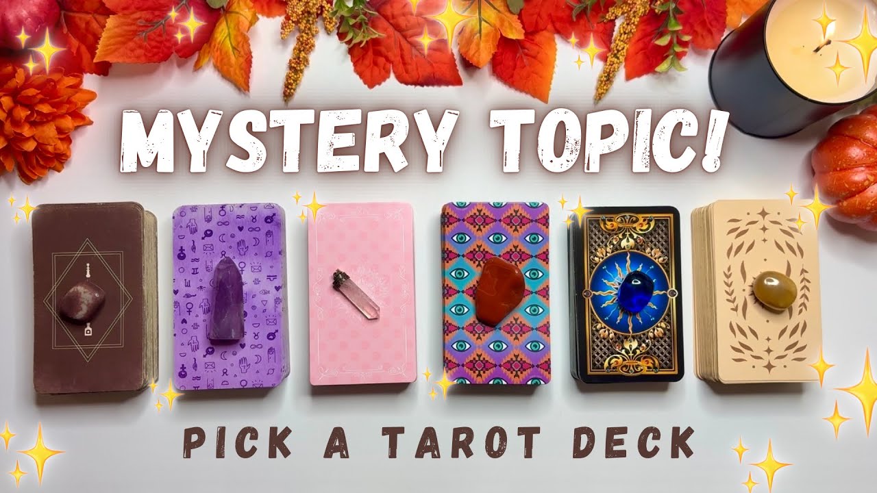 ⚠️🌀MYSTERY TOPICS! 🌀⚠️ Each Group Has a Different Topic! In-Depth Pick a Card Tarot Reading!