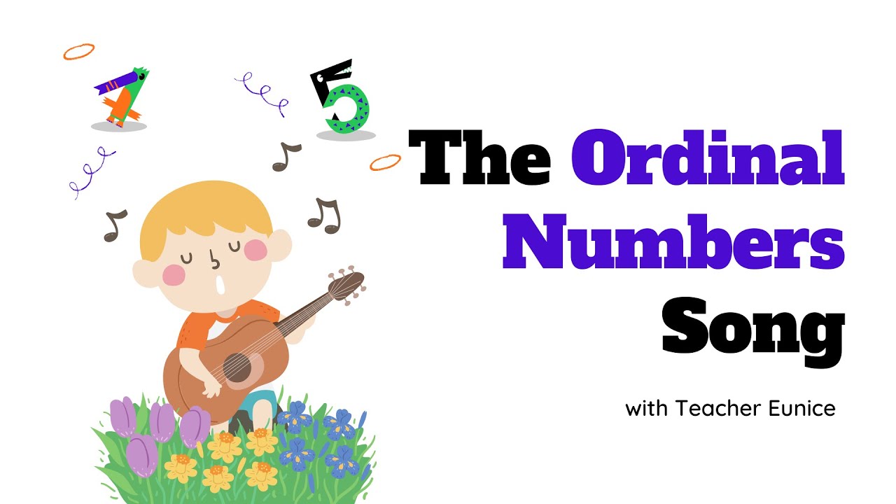 Math Song for Kids: ORDINAL NUMBERS SONG (Tune: Happy Birthday)