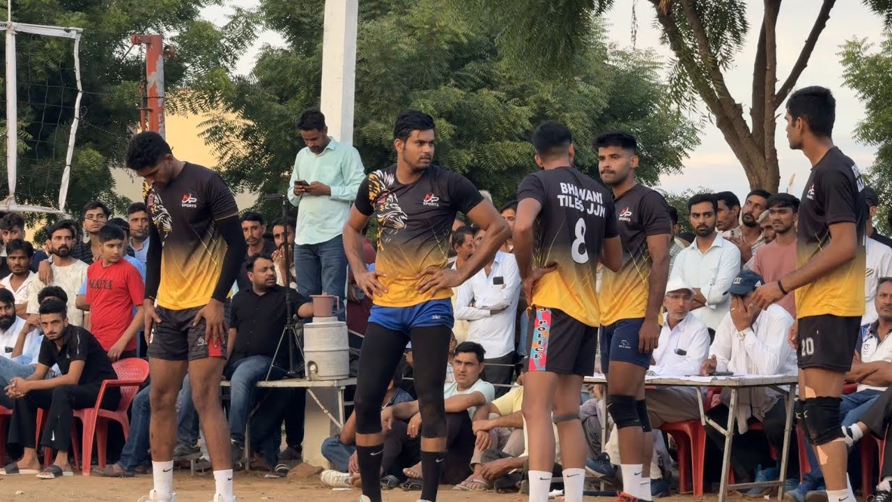 Set 5 Indian Army vs Rajasthan Police Volleyball Match at Bibasar dham Jhunjhunu 2024