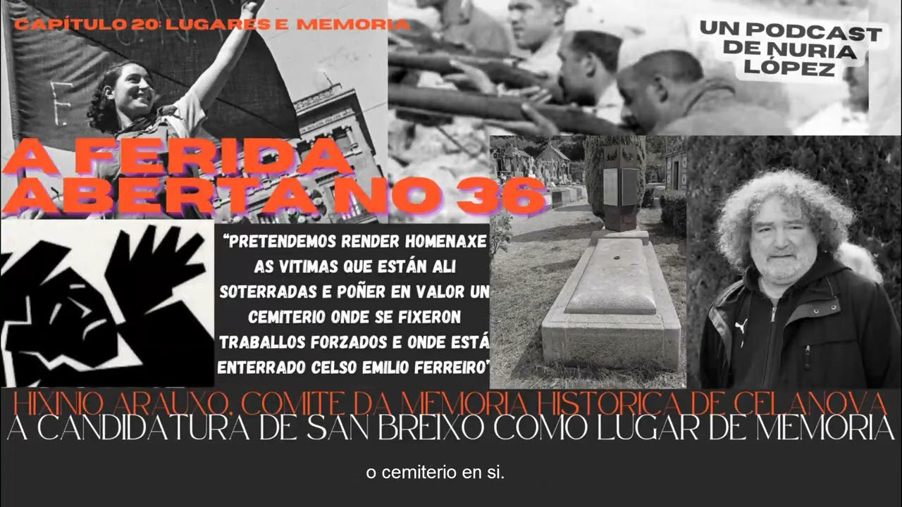 HIXINIO ARAUXO, COMITÉ DA MEMORIA HISTÓRICA DE CELANOVA.  LUGARES DE MEMORIA