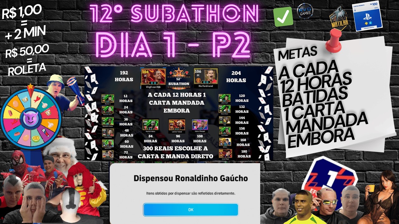 SABADOU - RUMO AO TOP 100 / 12° SUBATHON - P2 54 HORAS CONFIRMADAS ✅ LIVE VERTICAL 🐺🤳🏻