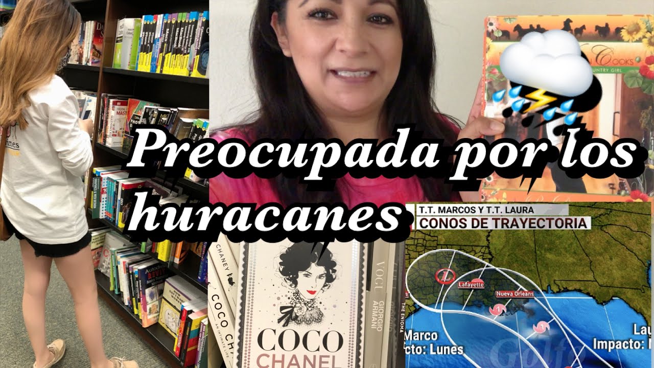 LOS HURACANES 🌪 NOS TIENEN PREOCUPADOS + FUIMOS A UNA LIBRER&Iacute;A BONITA (oknormitavlogs