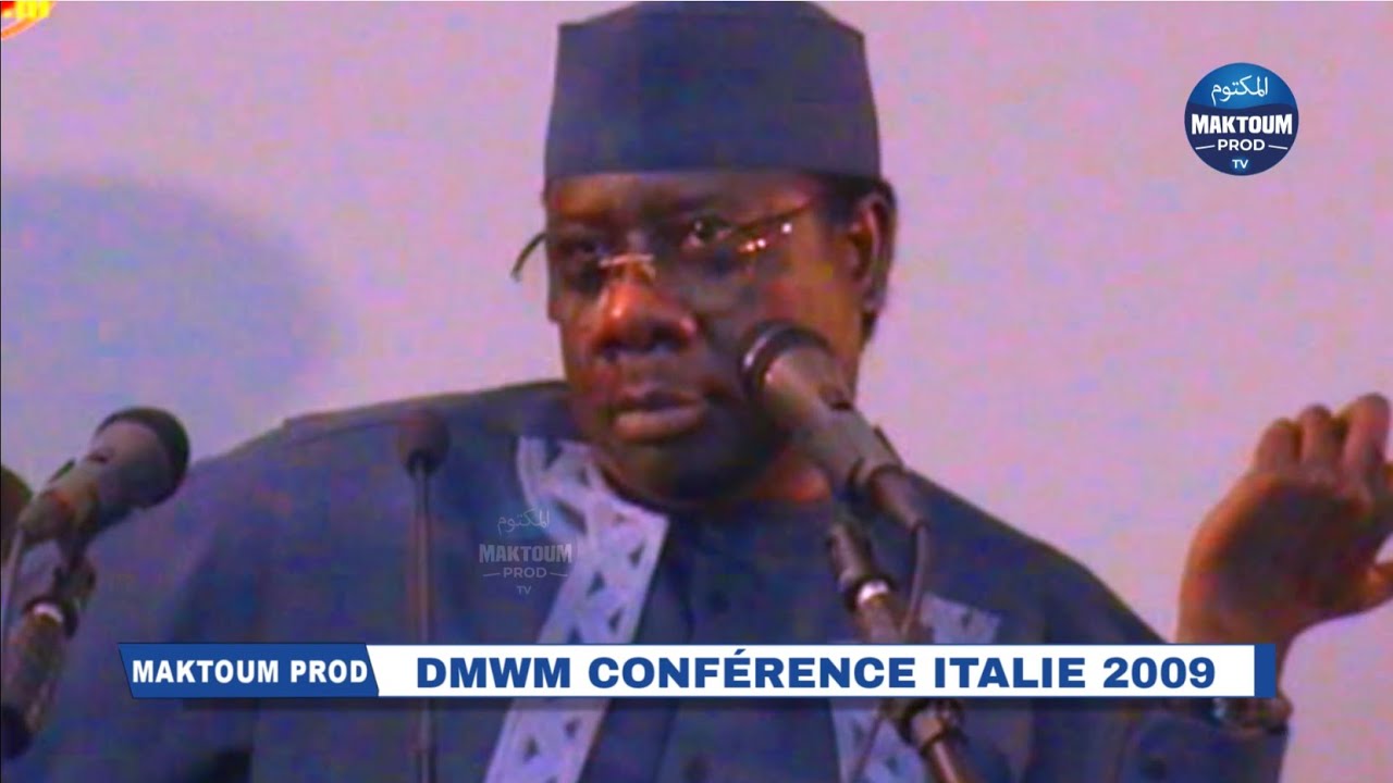 FATTALI  / CONFERENCE SERIGNE MOUSTAPHA SY AL MAKTOUM ITALIE 2009