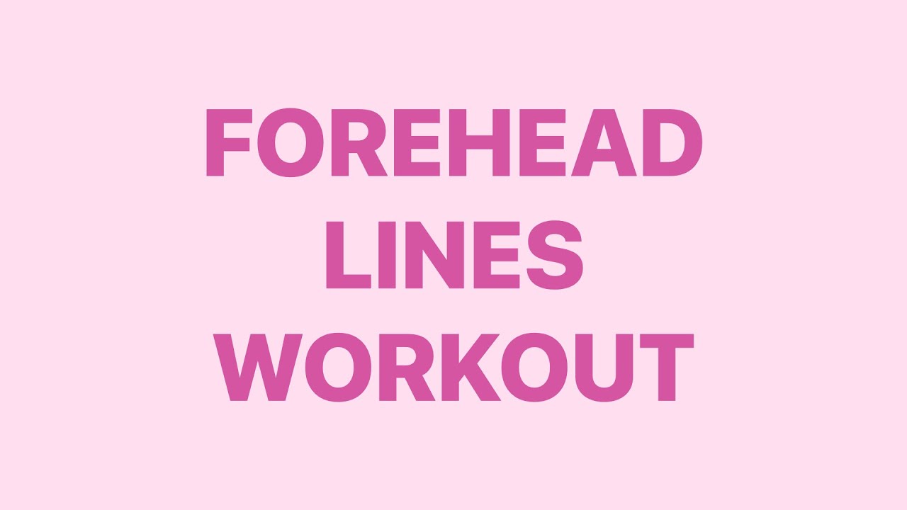 3-минутная тренировка для разглаживания морщин на лбу // Как быстро избавиться от морщин на лбу