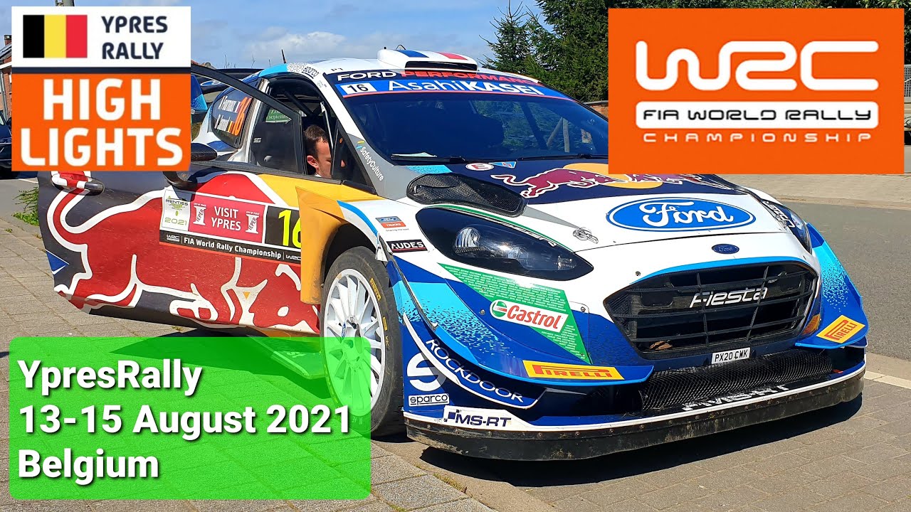 WRC YPRESRALLY 2021 BELGIUM RAW FOOTAGE HIGHLIGHTS