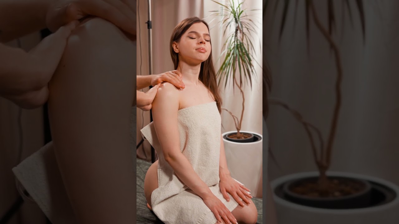 Mark gives Angel an ASMR shoulder massage #asmr