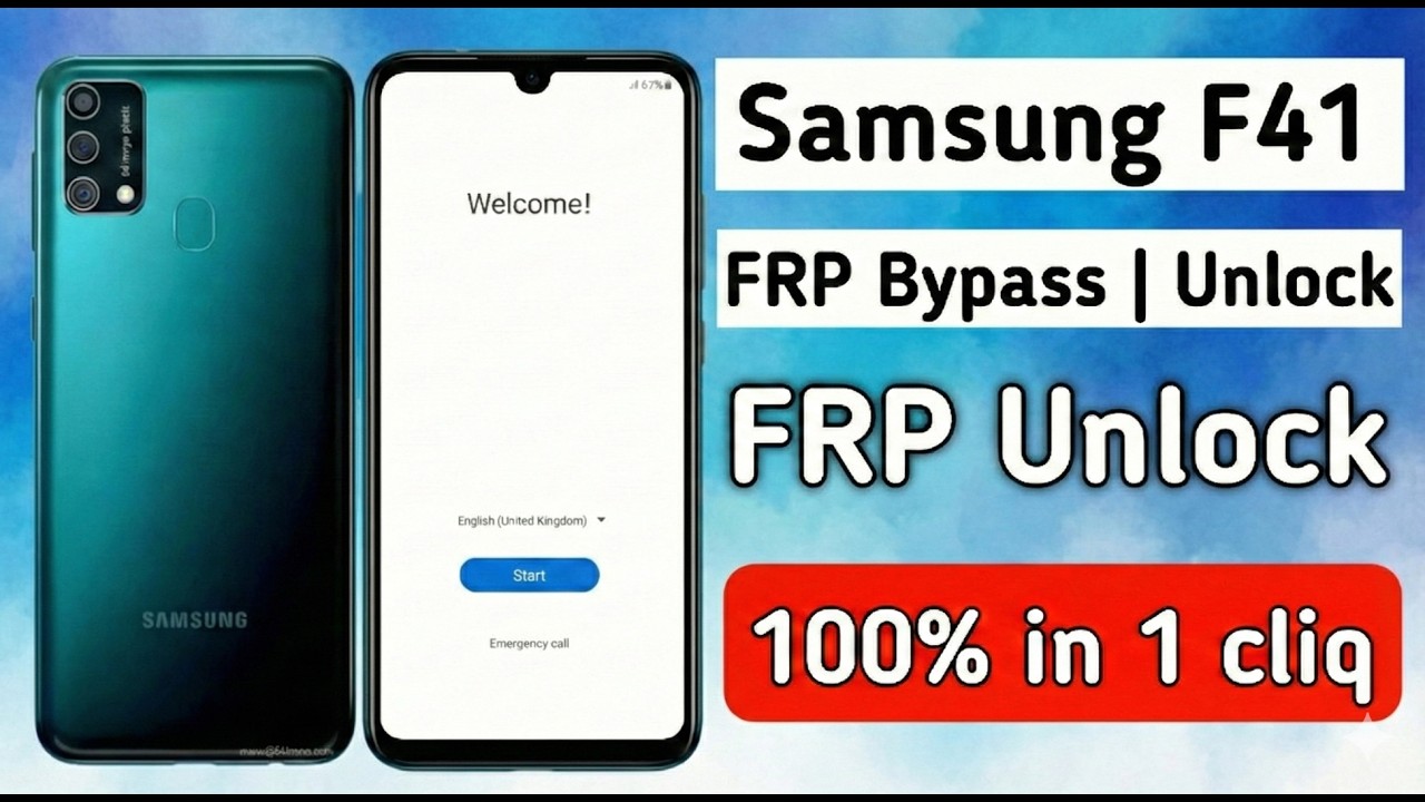 Samsung F41 FRP Remove 100%  In 1 Cliq | Samsung F41 Latest Security FRP Remove 2026 By Deon GSM