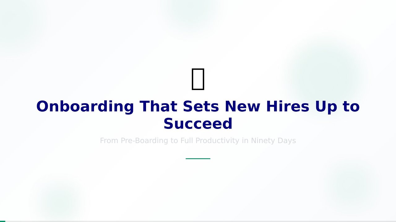 Onboarding That Sets New Hires Up to Succeed | PRS Consultancy