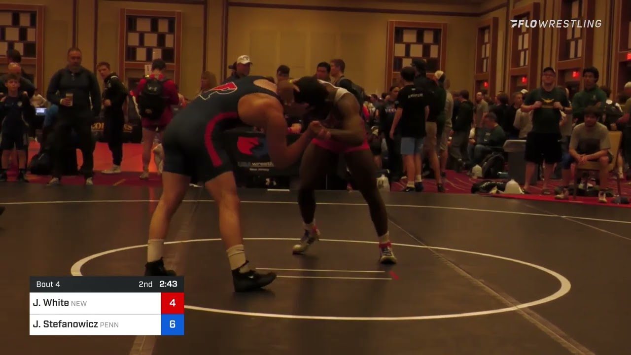 79 Kg Round Of 32 - Jaison White, New England Regional Training Center Vs Jacob Stefanowicz, Penns