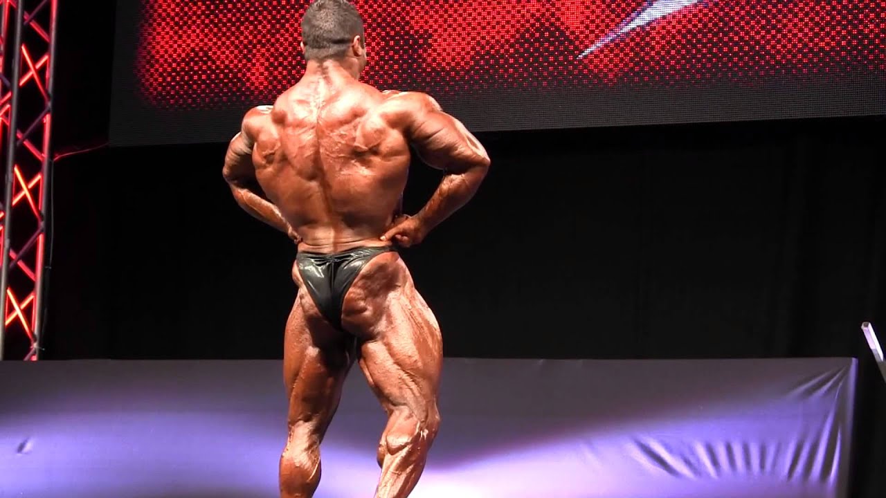 Eduardo Correa Posing At The 2012 EVLS Prague Pro