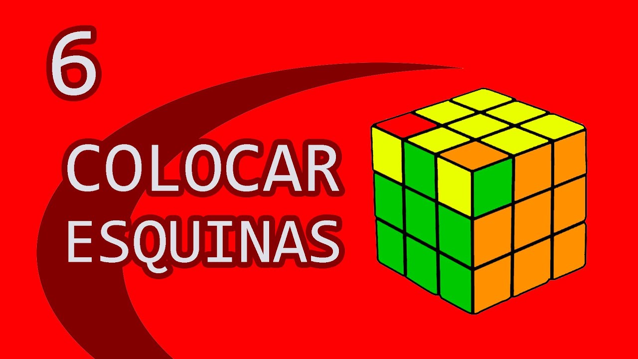 Colocar ESQUINAS Cubo Rubik 2022 | PASO 6