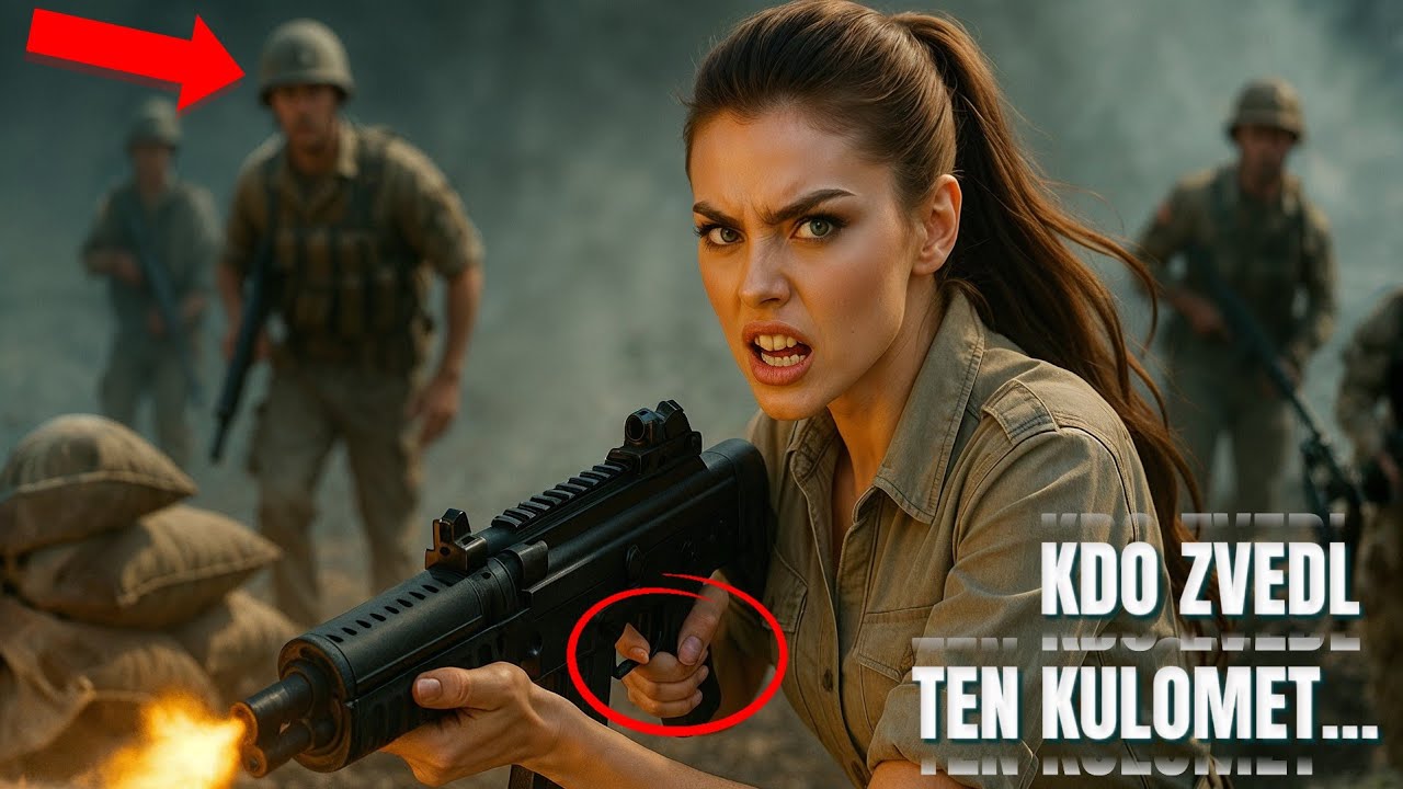 Dokonce i mariňáci ustoupili — dokud sama nezvedla těžký kulomet.