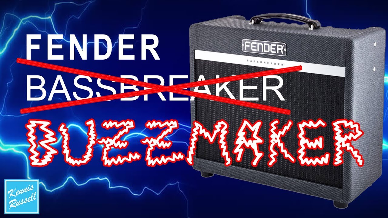 Fender Bassbreaker Noise Problems... I really wanted to love this amp.  Fender Buzzmaker