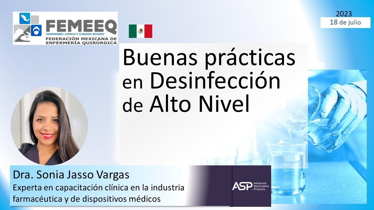 Buenas prácticas en Desinfección de Alto Nivel