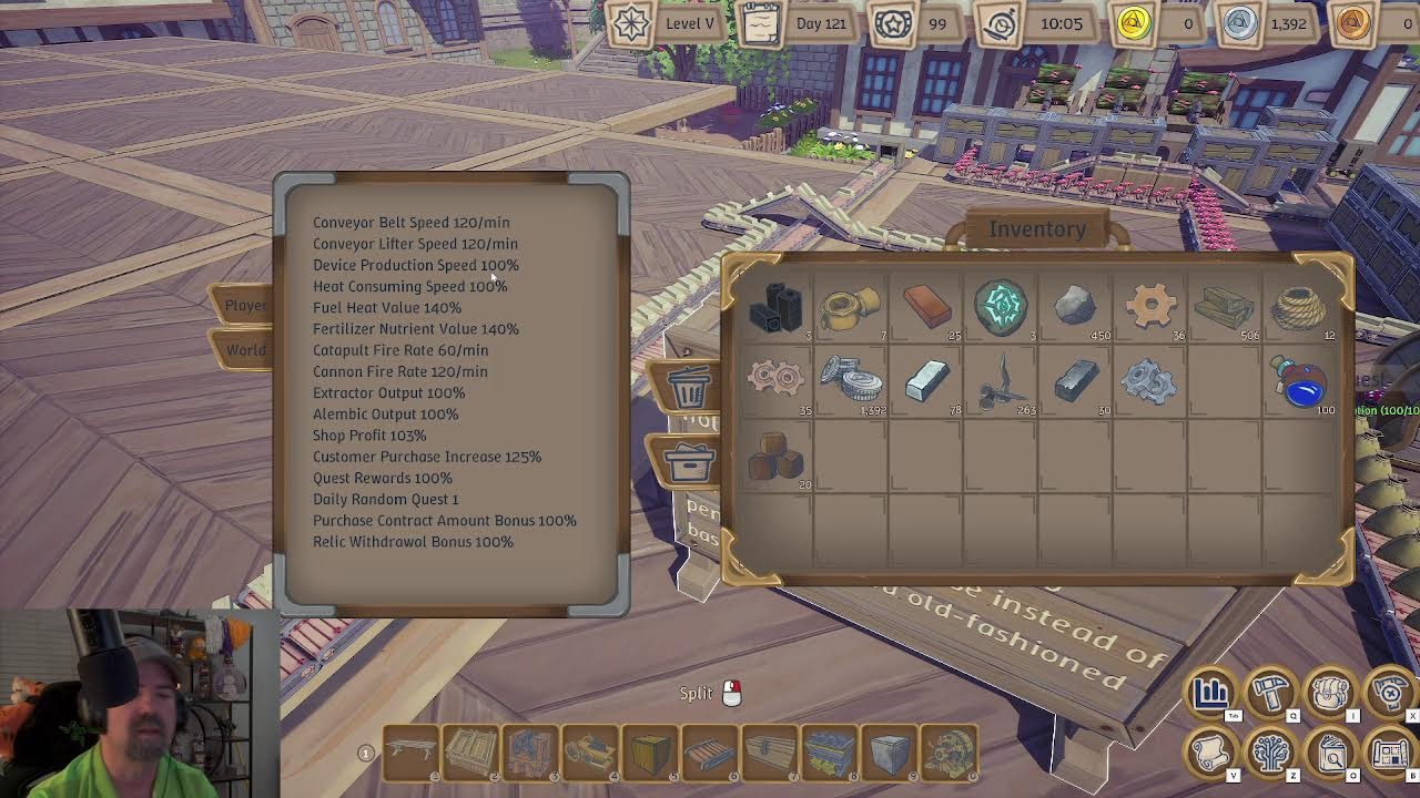 Back to cracking rocks and logs to feed this ever growing machine.