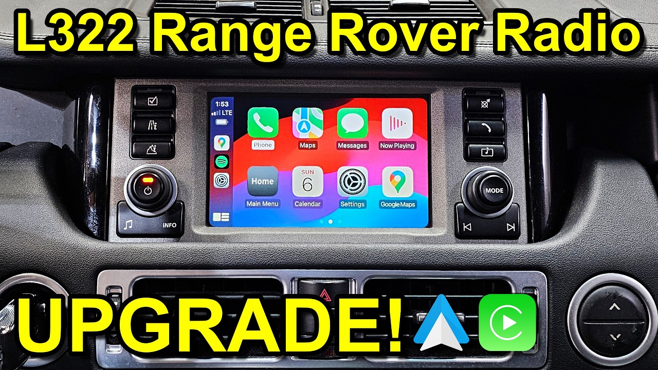 Adding Apple CarPlay and Android Auto to my Range Rover! – EASY L322 NAVTOOL Interface