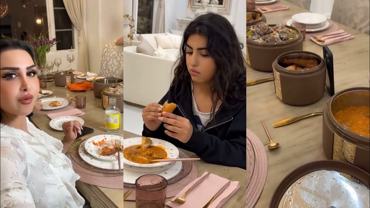 سفره فطور رمضانية🌙بالأكلات السعودية🇸🇦 أولادي عجبهم طبخي والله اني سنعه👩🏻‍🍳