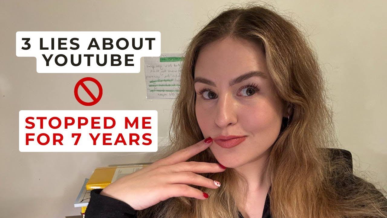 3 Lies about YouTube that stopped me for 7 years​​​​​​​​​​​​​​​​