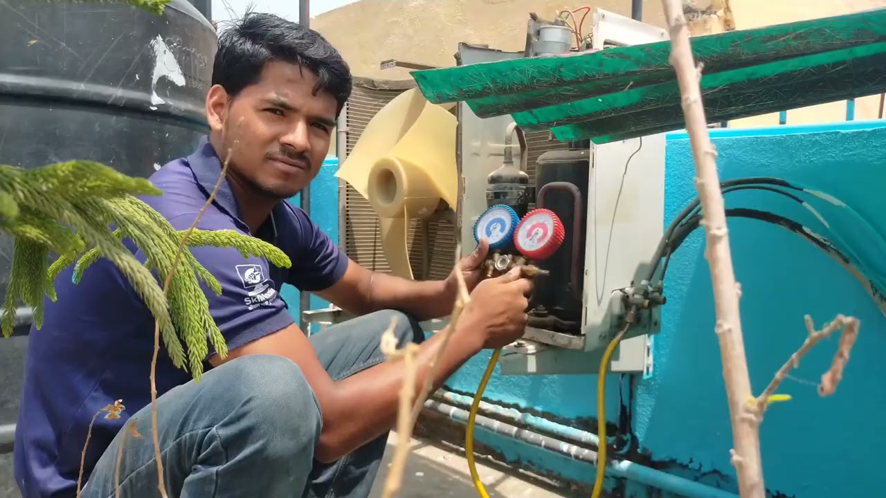 R22 gas charging full video, gas charging training video, #acrepairingcourse #ittcpatna #ittc
