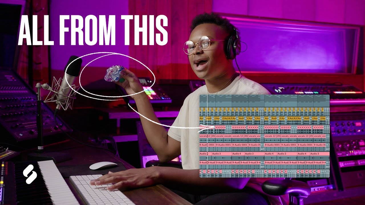 Kaelin Ellis Creates a Beat By Sampling a WATER BOTTLE