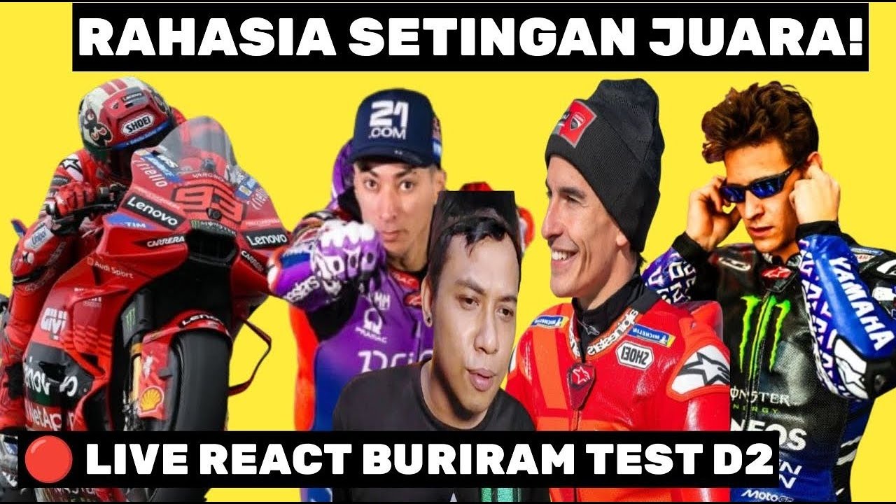 Live Tes Motogp Buriram 2026 - Live Tes Motogp Thailand 2026 | Live Reaction Motogp Hari Ini