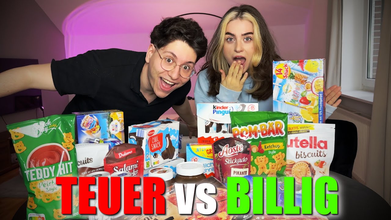 TEUER vs BILLIG - Produkte TESTEN!