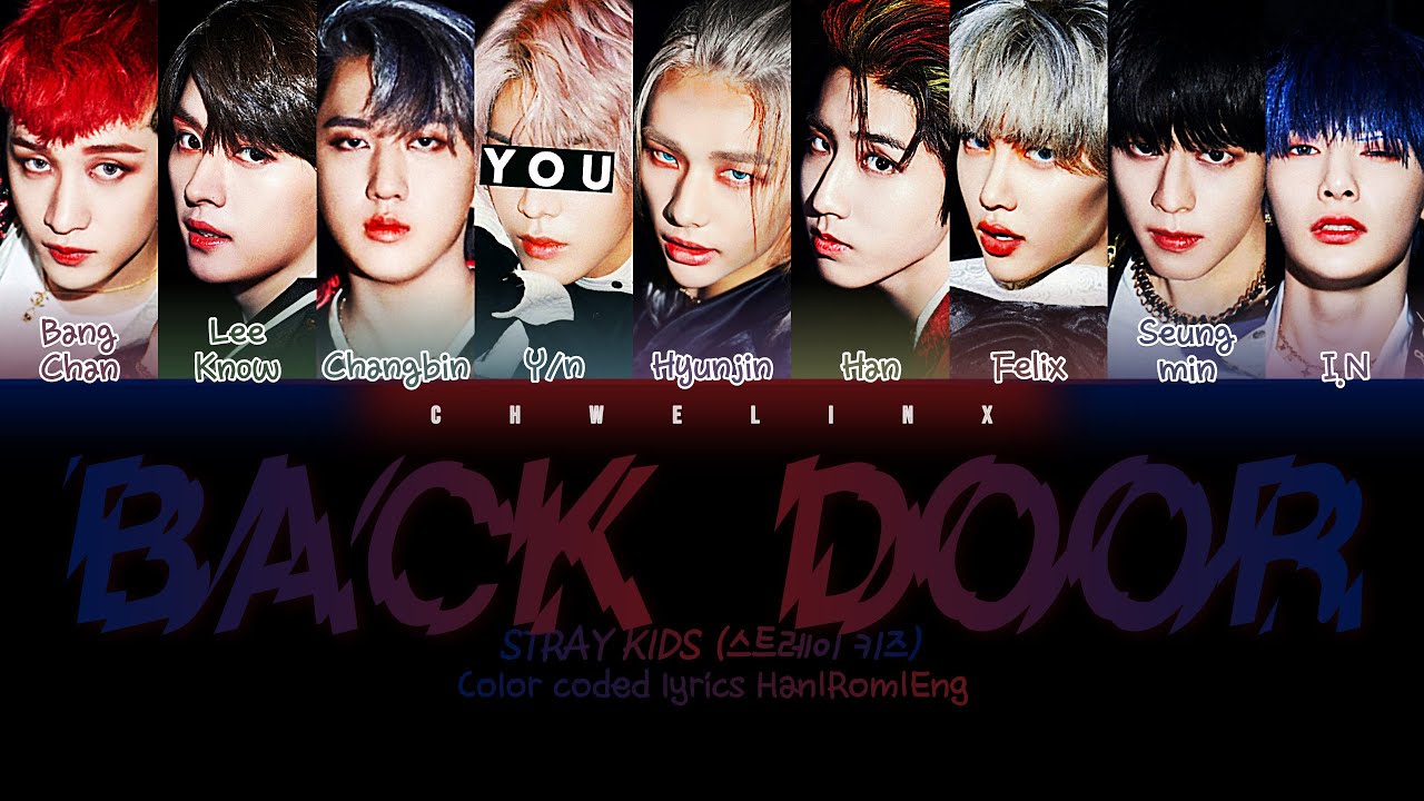 STRAY KIDS (스트레이 키즈) ↱ BACK DOOR ↰ You as a member [Karaoke] (9 members ver.) [Han|Rom|Eng]