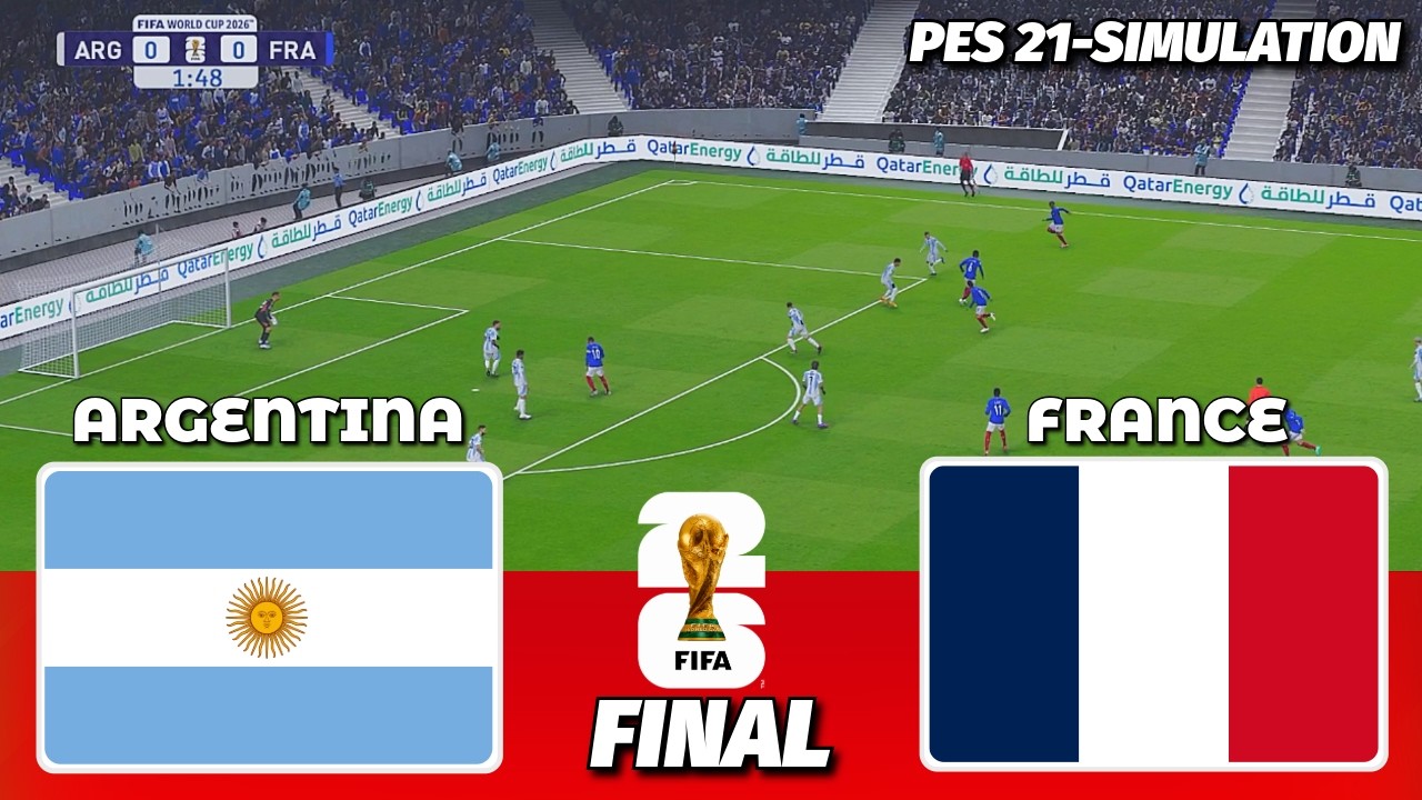 ARGENTINA vs FRANCE | FIFA World Cup 2026 | Final | PES 21 Simulation