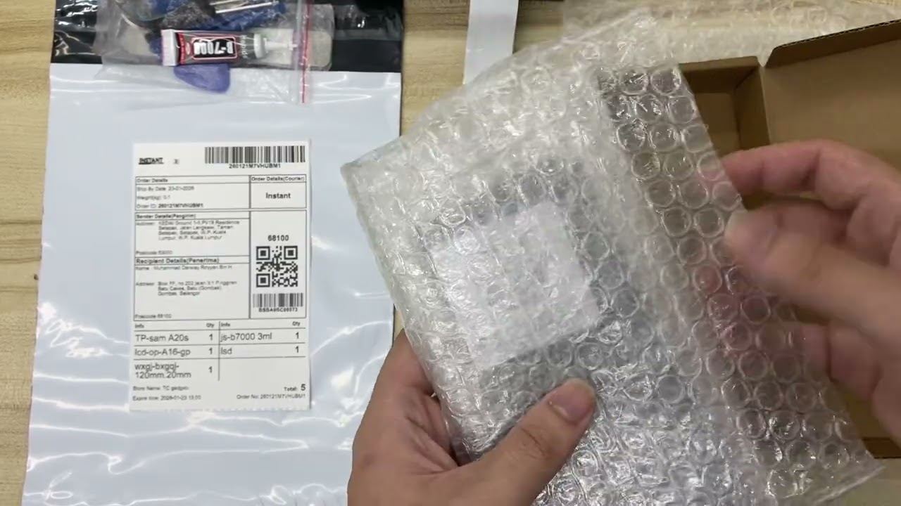 Tc 260121M7VHUBM1 video packing 