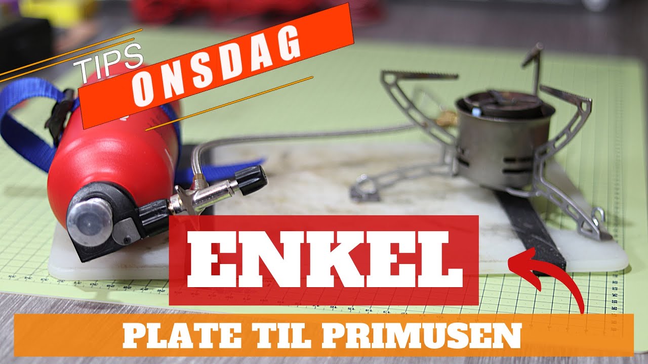 Friluftsliv-tips - Enkel og genial plate for bruk av primus på vinteren