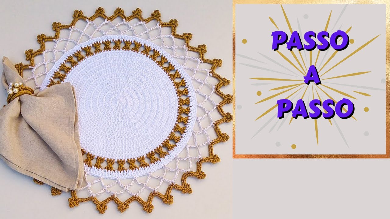 Video Passo a Passo: Americano de Croche 