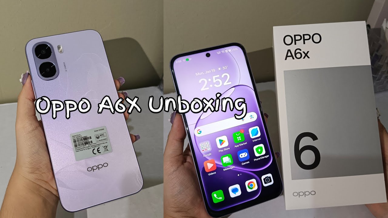 Распаковка Oppo A6x 🌷 Настройка ✨ эстетика 🌸 #oppoa6x