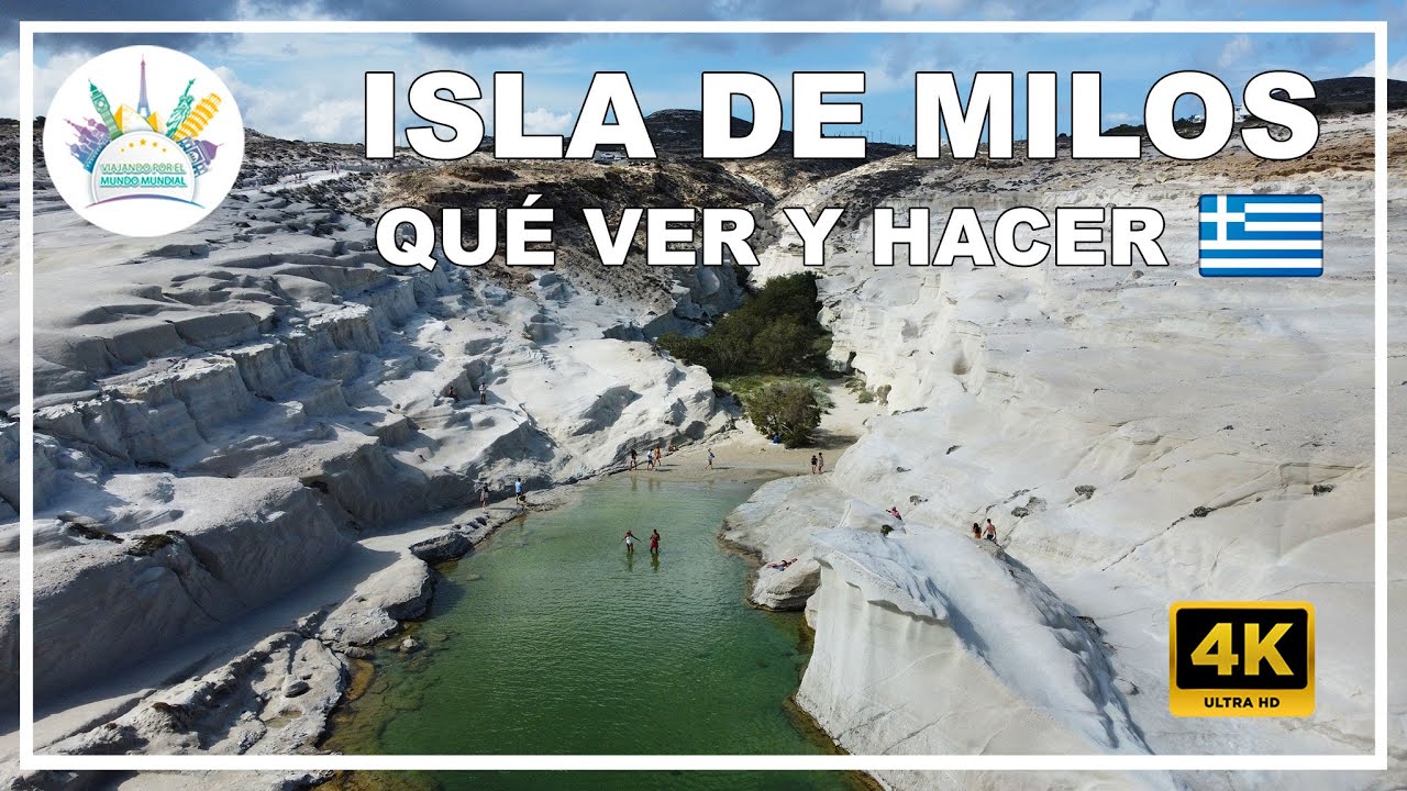 Qu&eacute; ver en Milos (Grecia 🇬🇷) | Playas, pueblos y gu&iacute;a completa 🏝️☀️