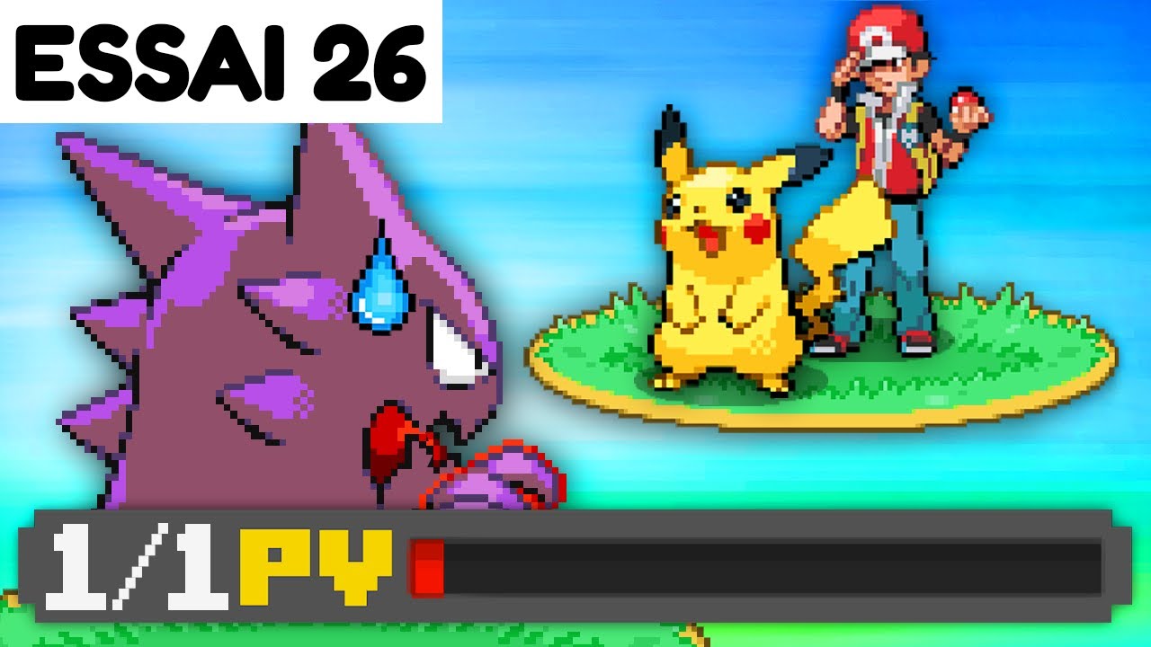 J'ai FINI Pokemon sans JAMAIS me faire Toucher