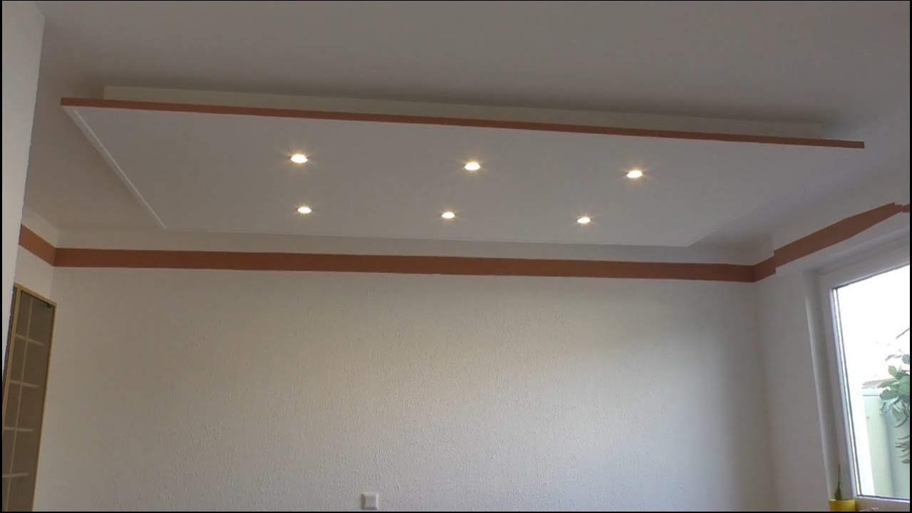 Decke abhängen und LED Strahler und LED Strips light einbauen ( Tutorial )