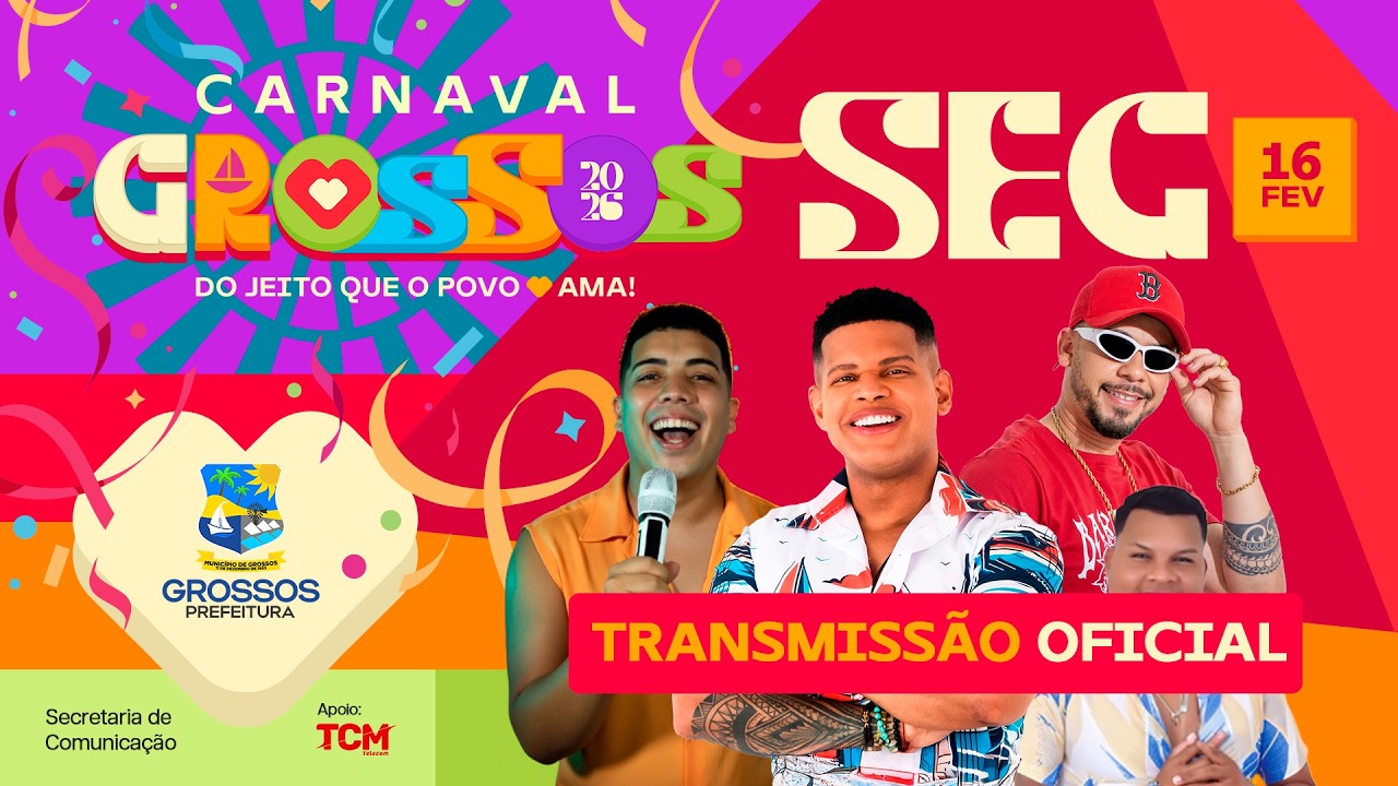 Carnaval de Grossos 2026 –Dan Ventura e Luanderson.