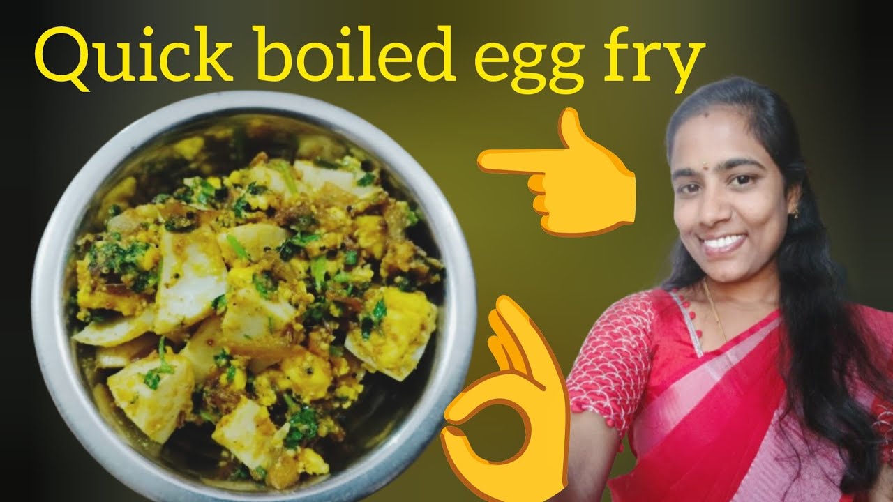 Quick boiled egg fry, egg fry #cookingvideo #eggrecipe #eggcurry 