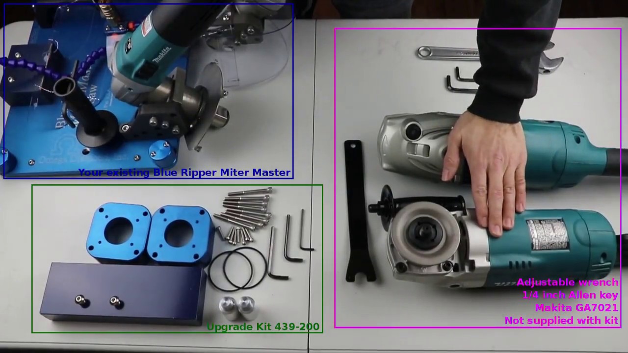 Upgrade your Blue Ripper Miter Master™ to match 2018 model