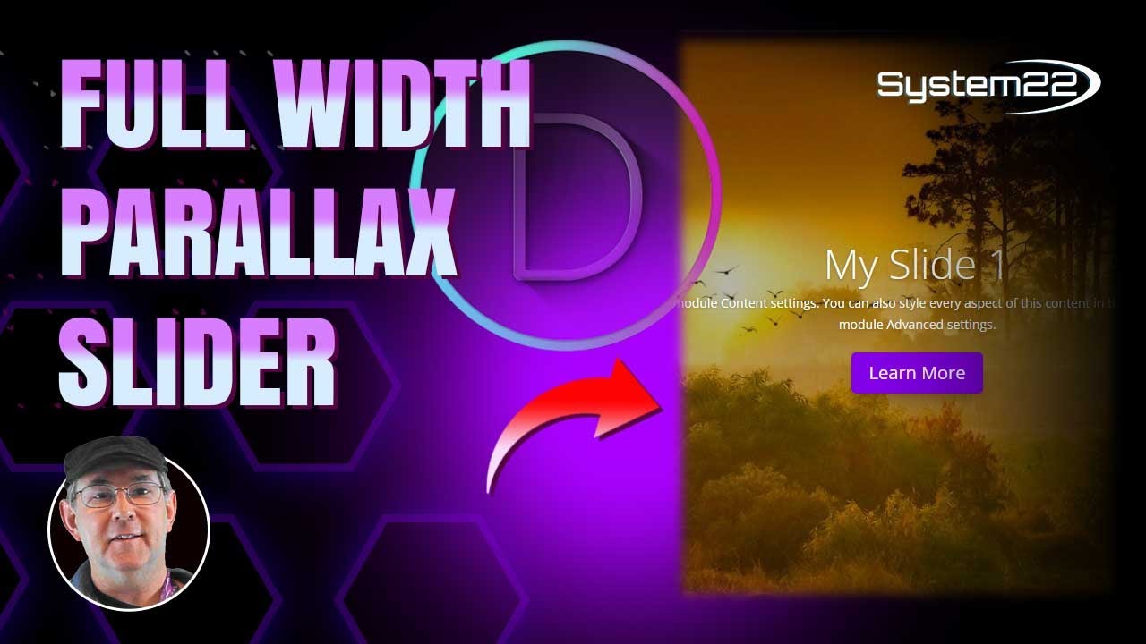 Divi Theme Parallax Full Width Automatic Slider 👈👍👍👈