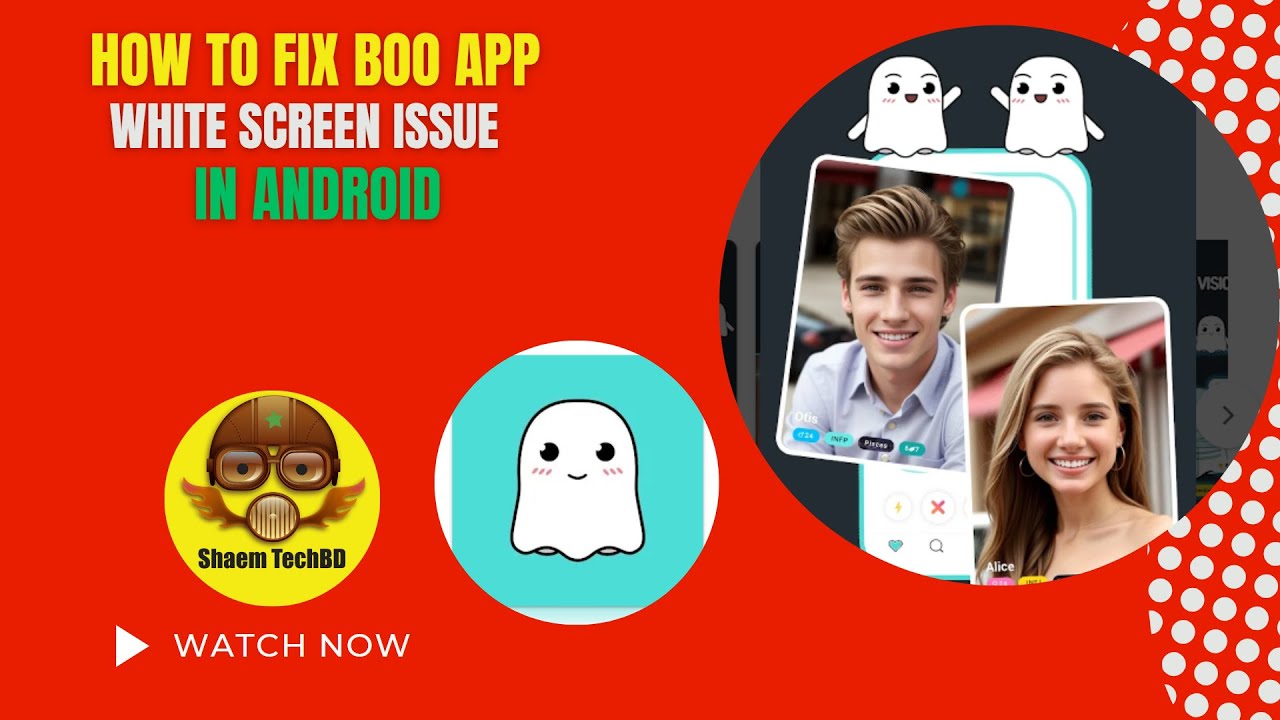 How to Fix Boo App White Screen Issue in Android After New Updates