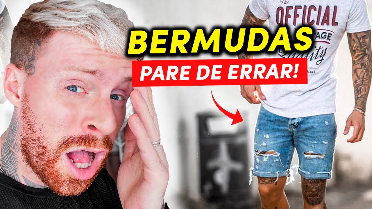 BERMUDA MASCULINA: TUDO que você precisa para PARAR DE ERRAR ao usar essa Peça!