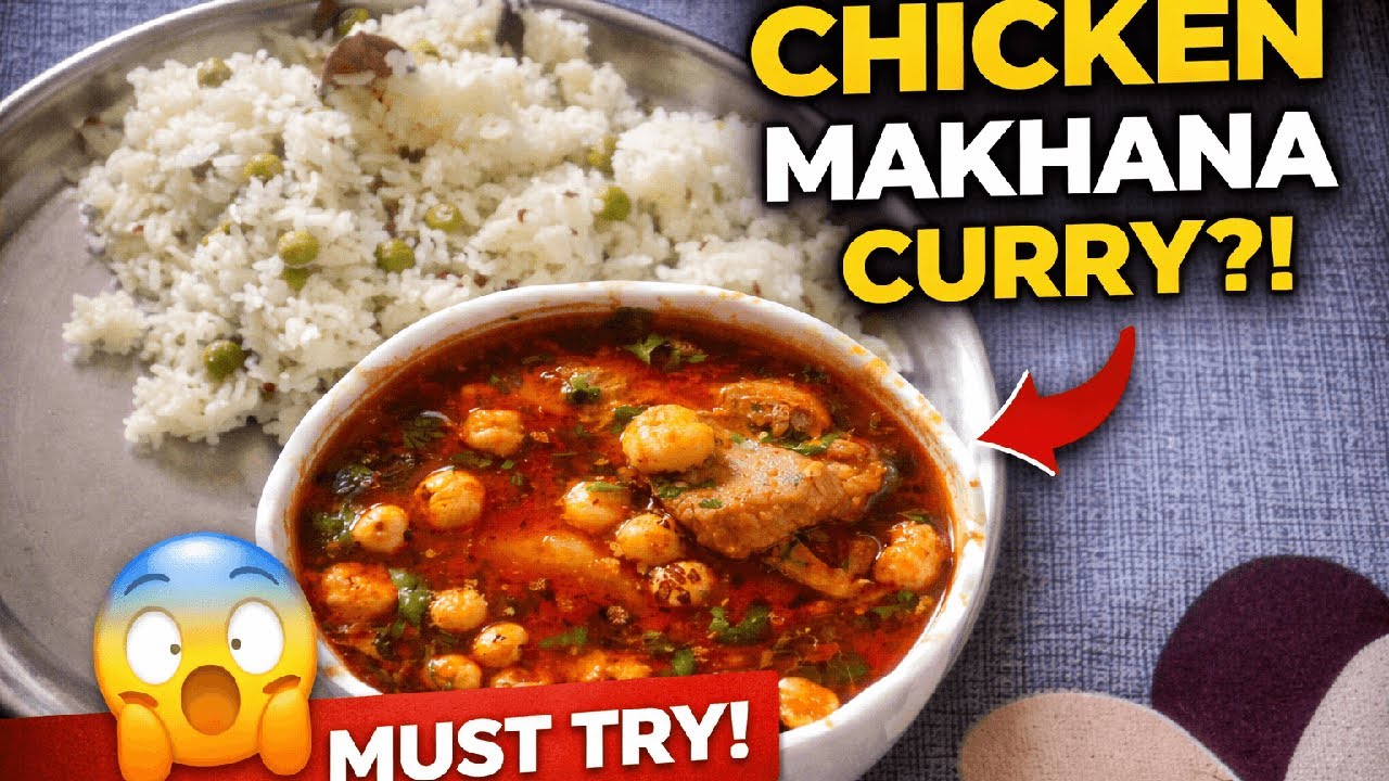 Chicken Makhana Curry | Easy & Creamy Indian Curry Recipe | Gulnaz Kitchen