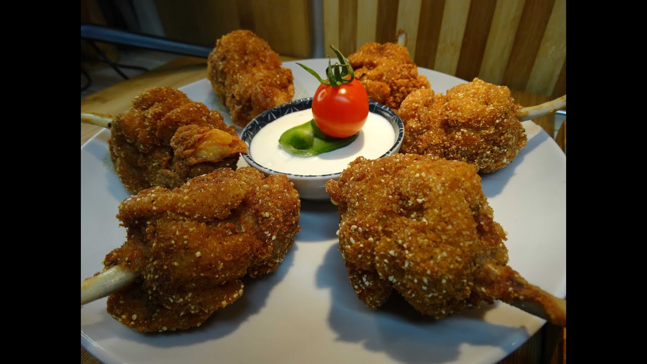 Хрустящие куриные крылышки с копченым сыром - Yami Yami