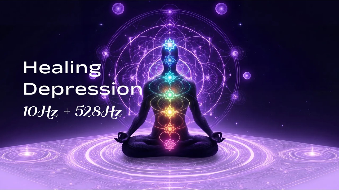 PLAY THIS WHEN YOU CAN’T COPE — 10Hz + 528Hz Healing Depression
