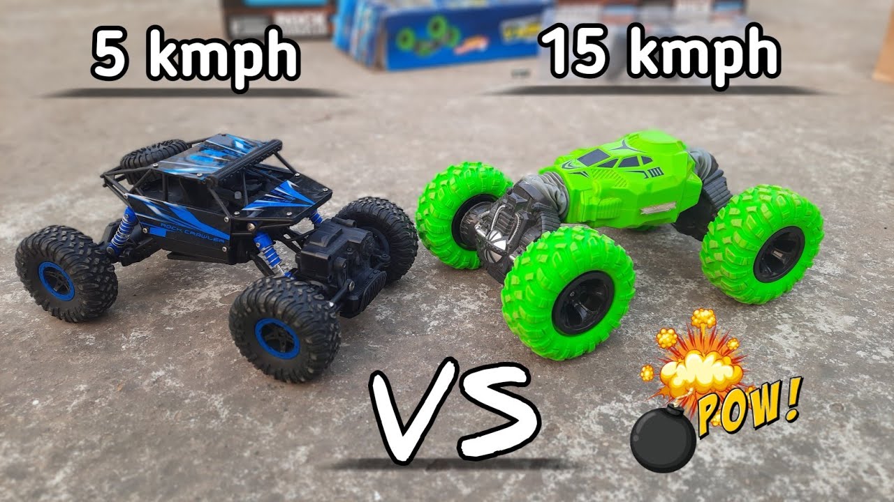 4*4 Rock Crawler VS 4*4 Stunt Moka 2024 || Tug of War || Speed Test @sandeeptoytv